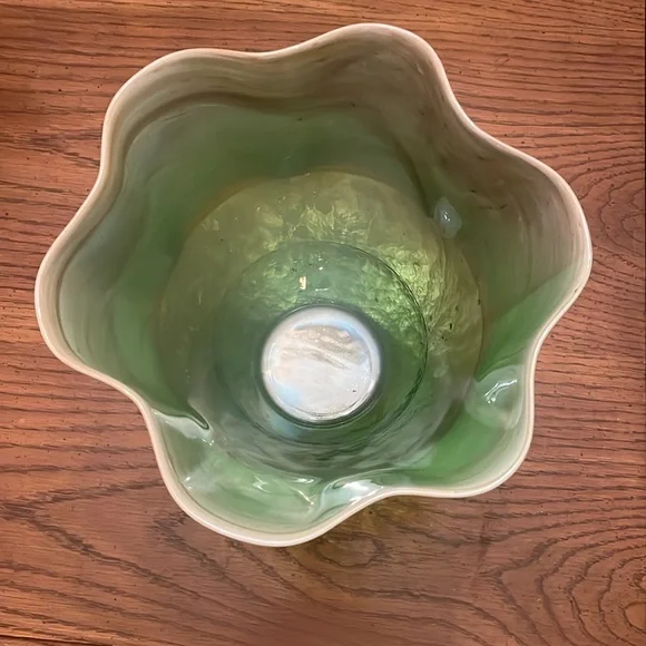 Murano ribbon glass vase‎